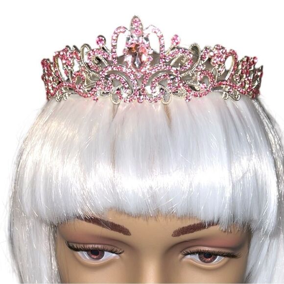 Accessories - Beautiful pink and silver tiara! New!